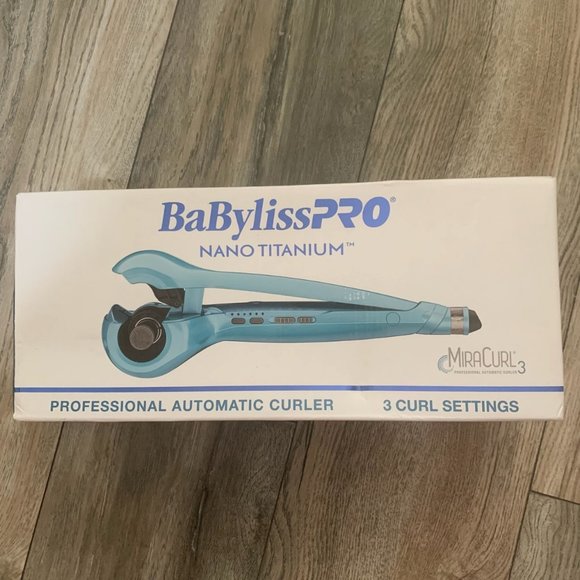 BABYLISSPRO NANO TITANIUM PROFESSIONAL AUTOMATIC CURLER MIRACURL3 CURL SETTINGS - Picture 1 of 7